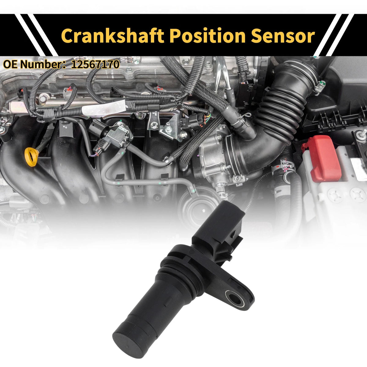 Crankshaft Position Sensor for Cadillac SRX 4.6 (2004–2006) No. 12567170