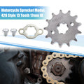 Front Engine Sprocket Set 13T 428 Style for Dirt Pit Bike ATV (17mm)