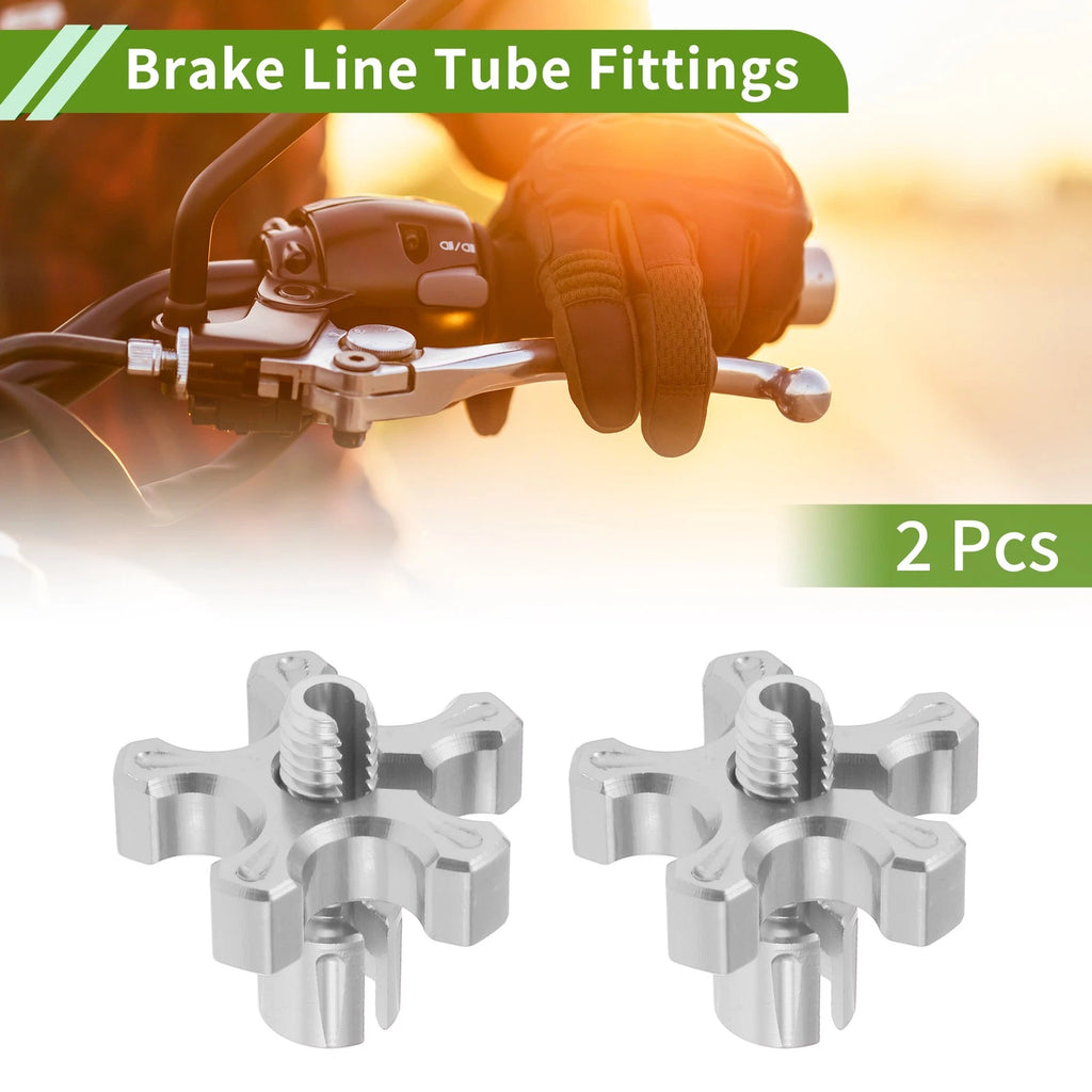 2 Pcs M8 Aluminum Clutch Brake Cable Adjuster Screw for Motorcycle