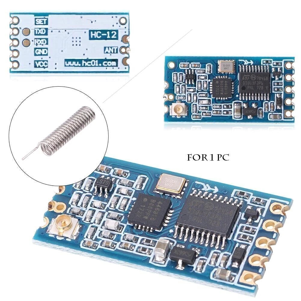 433MHz HC-12 SI4463 Wireless Serial Port Module for Bluetooth Replacement