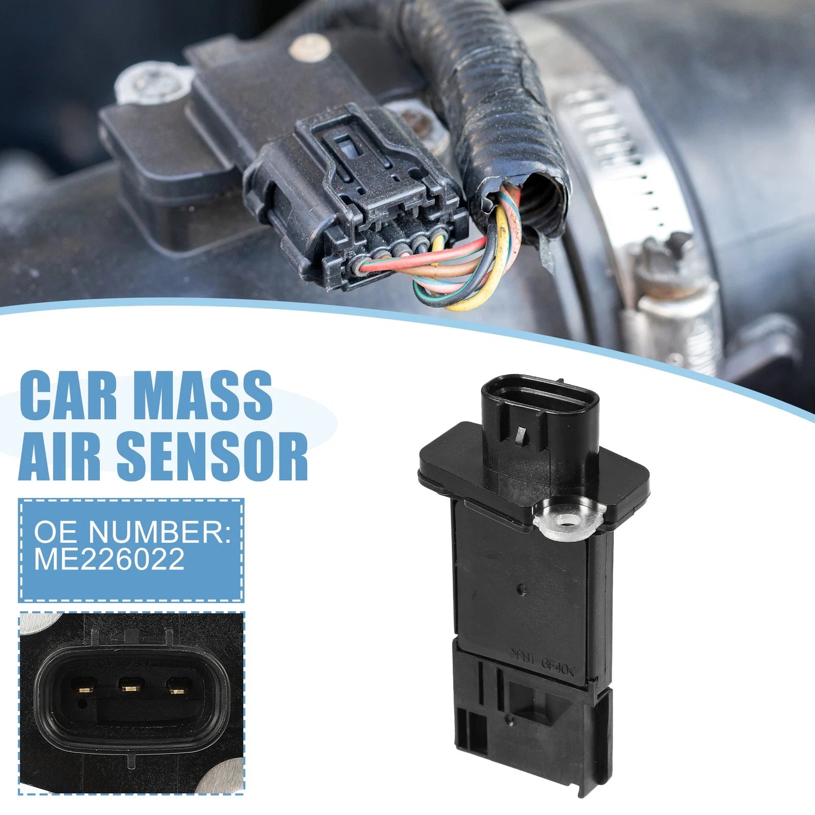 Mass Air Flow Sensor MAF Replacement for Mitsubishi (2006–2019)