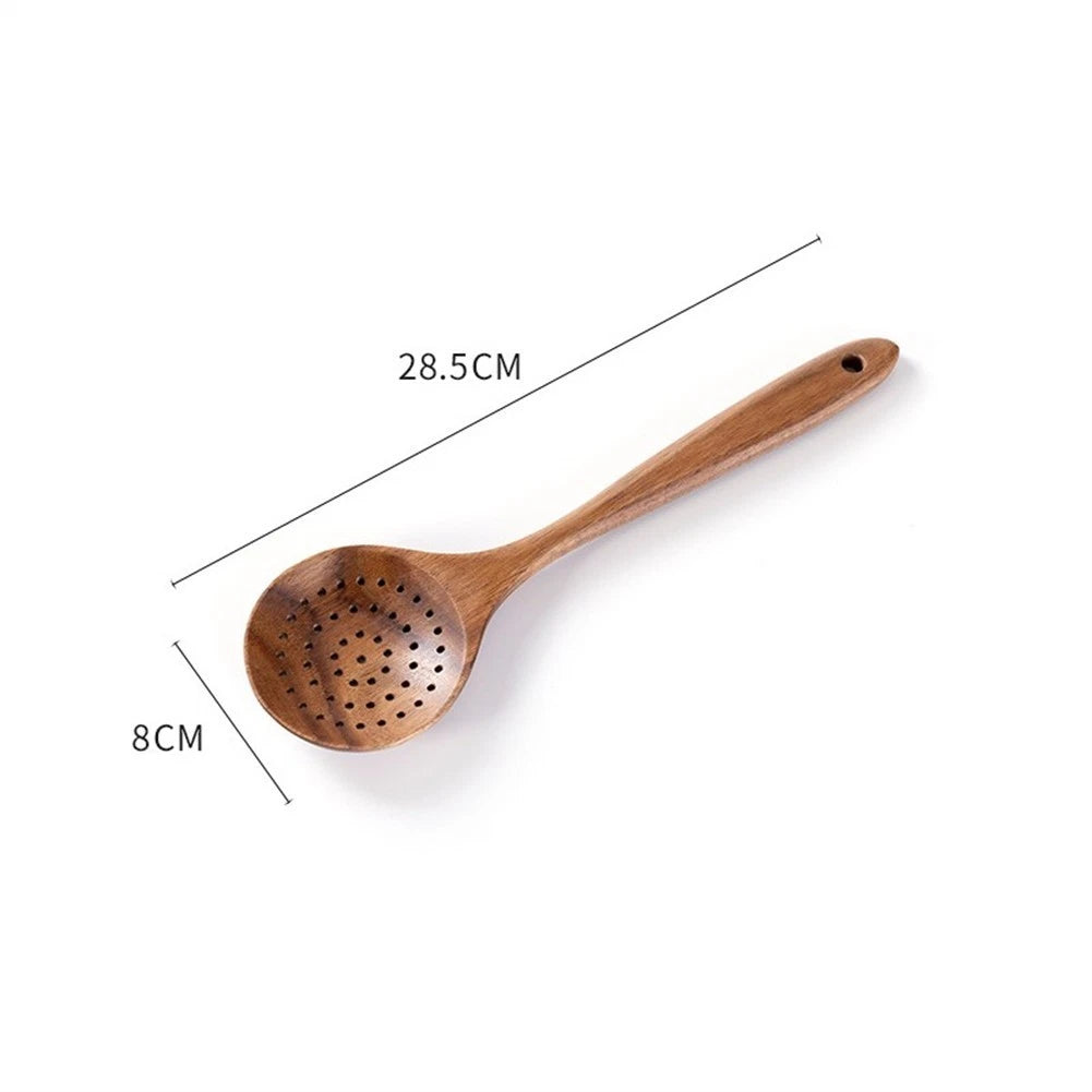 Wooden Spoon Set for Kitchen Cooking Utensils