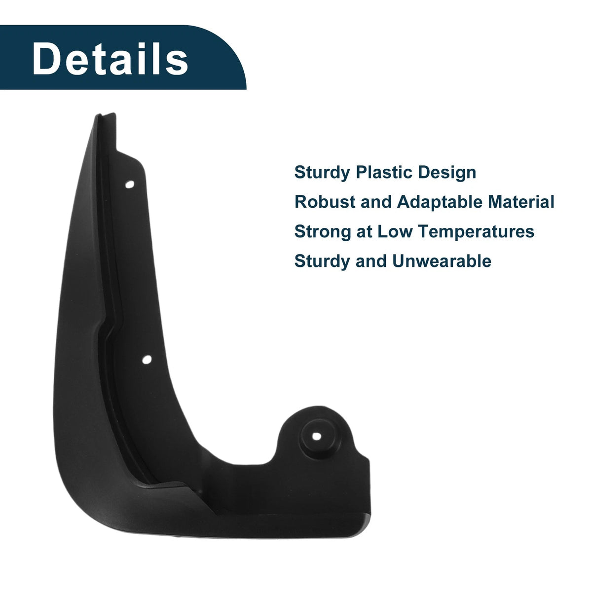 Set of 2 Mud Flaps Splash Guards for Skoda Yeti (2012–2015)