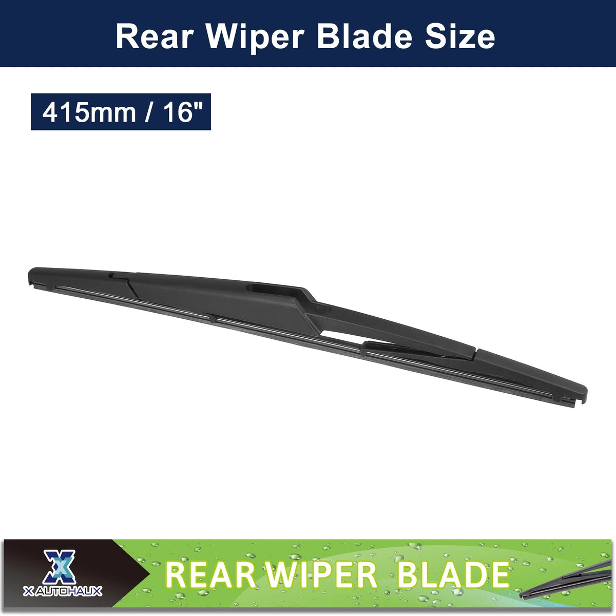 2PCS Rear Windshield Wiper Blades Replacement for Kia Sedona Hyundai Entourage (2002–2015)
