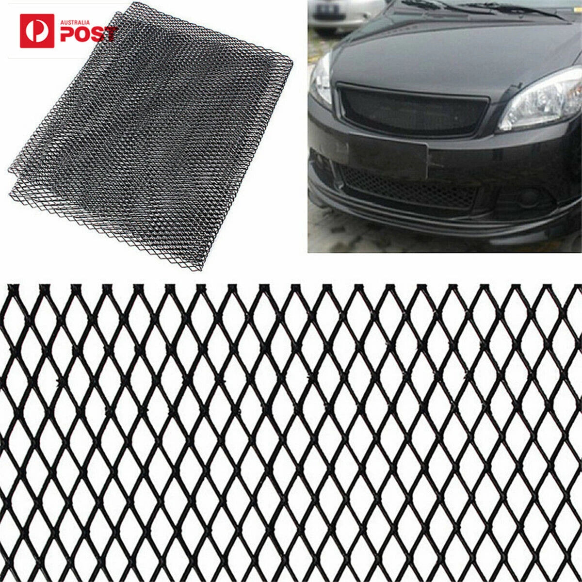 Aluminium Grille Mesh Vent Net for Universal Fit (40"x13")