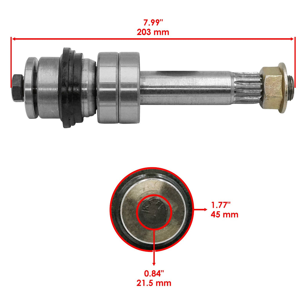 Deck Spindle and Shaft Replacement for Exmark LZE730GKA604 LZE730GKA60 (2000–2000)