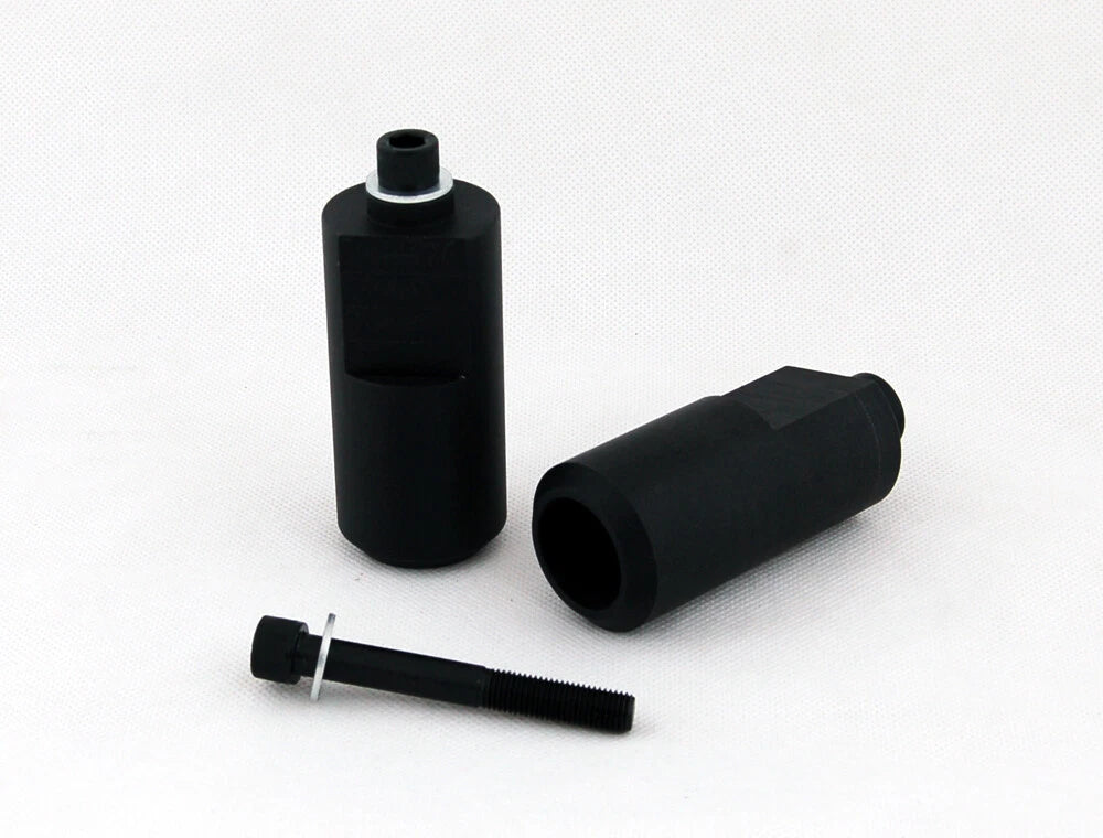 Frame Sliders Crash Protector for Yamaha YZF R1 (2004–2006) No Cut Black FP UK