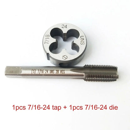 7/16-24 Tap and Die Set for Automotive Applications