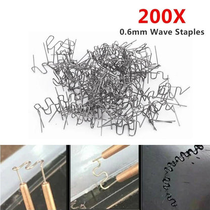 Tools Welding Staples Car Bumper Repair Plastic Stainless steel Silver