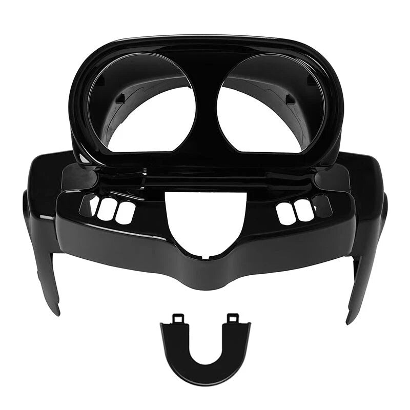 Gloss Black Instrument Housing Switch Panel Trim for Road Glide (2015–2024)