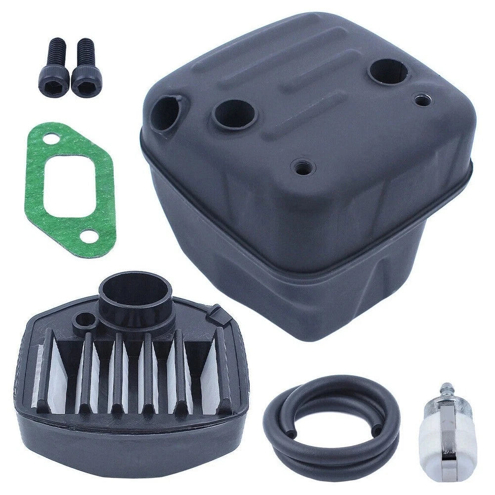 Replacement Muffler Exhaust Pipe Set for 357XP 359 355 357 Chainsaws