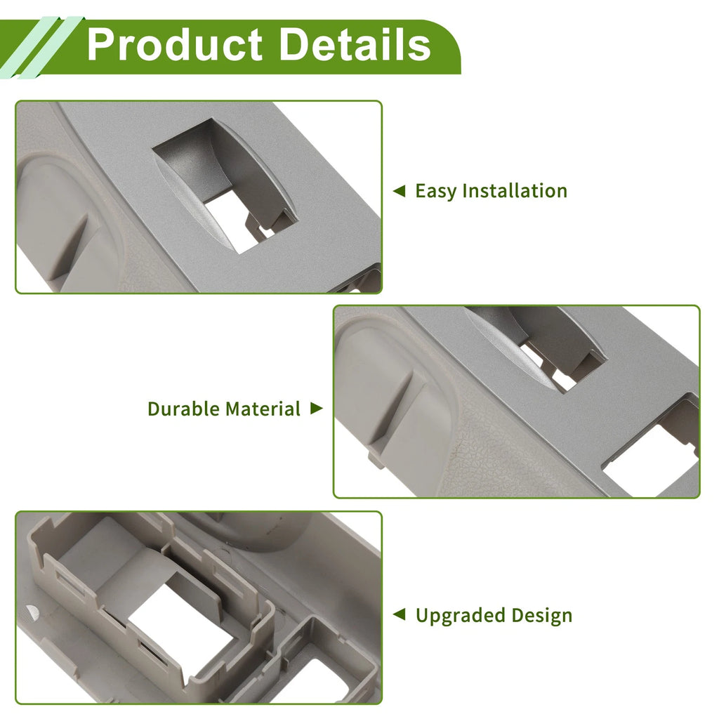 Front Right Side Window Switch Bezel Cover for Chevy Silverado 1500 (No. 20922525)