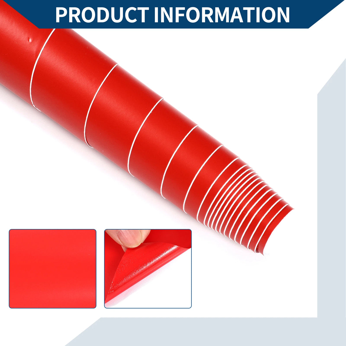 Car Wrap Film Matte Red for Universal Use (1.5 ft x 59.84 in)