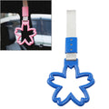 Blue Cherry Blossom Shaped Ring Train Bus Handle Hand Strap Drift Charm Tools