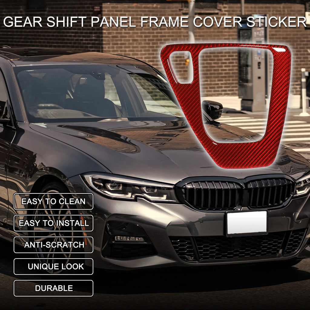 Gear Shift Panel Frame Cover Sticker for BMW 3 Series E90 E92 E93 (2005–2012)