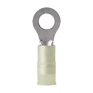100-Pack Nylon Ring Terminal for Ancor 220224 (12-10 AWG, 1/4")