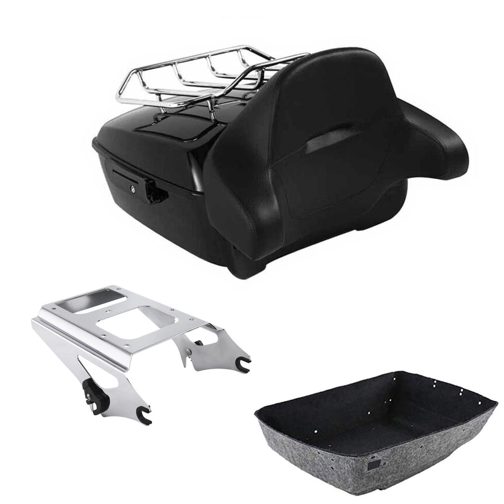 Backrest Pad Mount Rack for Harley Touring (2009–2013)