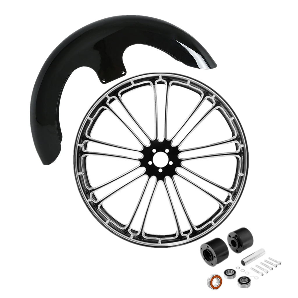 23" Front Wheel Rim & Dual Disc Hub for Harley Road Glide (2008–Present)
