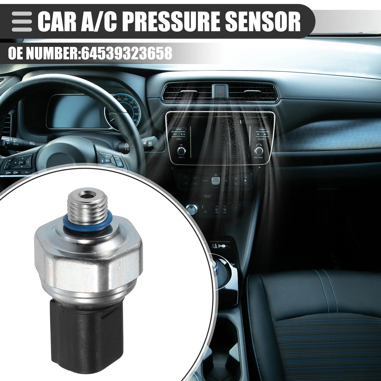 A/C Pressure Transducer Sensor Switch for BMW 128i (2008–2013)
