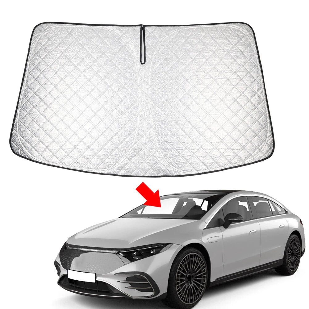 Foldable Windshield Sun Shade for Mercedes-Benz EQS (2022–2025)
