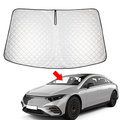 Foldable Windshield Sun Shade for Mercedes-Benz EQS (2022–2025)