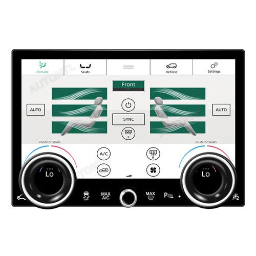 10.1'' Air Condition Panel Seating Control LCD Touch Screen For Land Rover