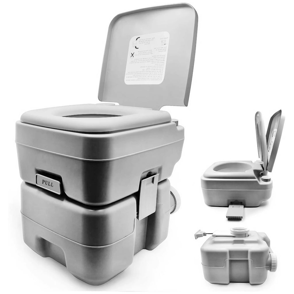 Portable Toilet for Camping, 5 Gallon (20L)