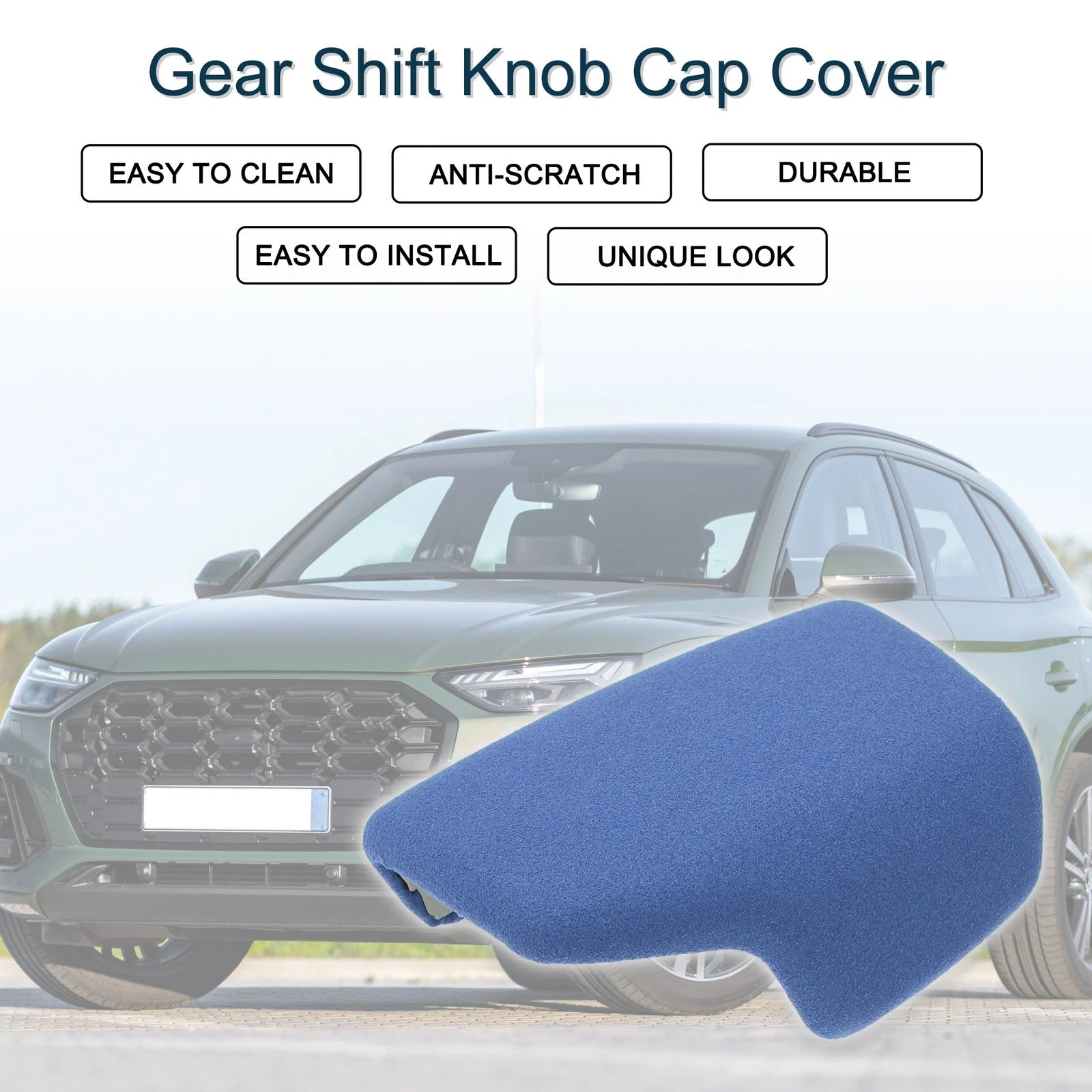 Gear Shift Knob Cap Cover for Audi A4 B9 A5 Q5 Q5L A6 Q7 (2017–2024)