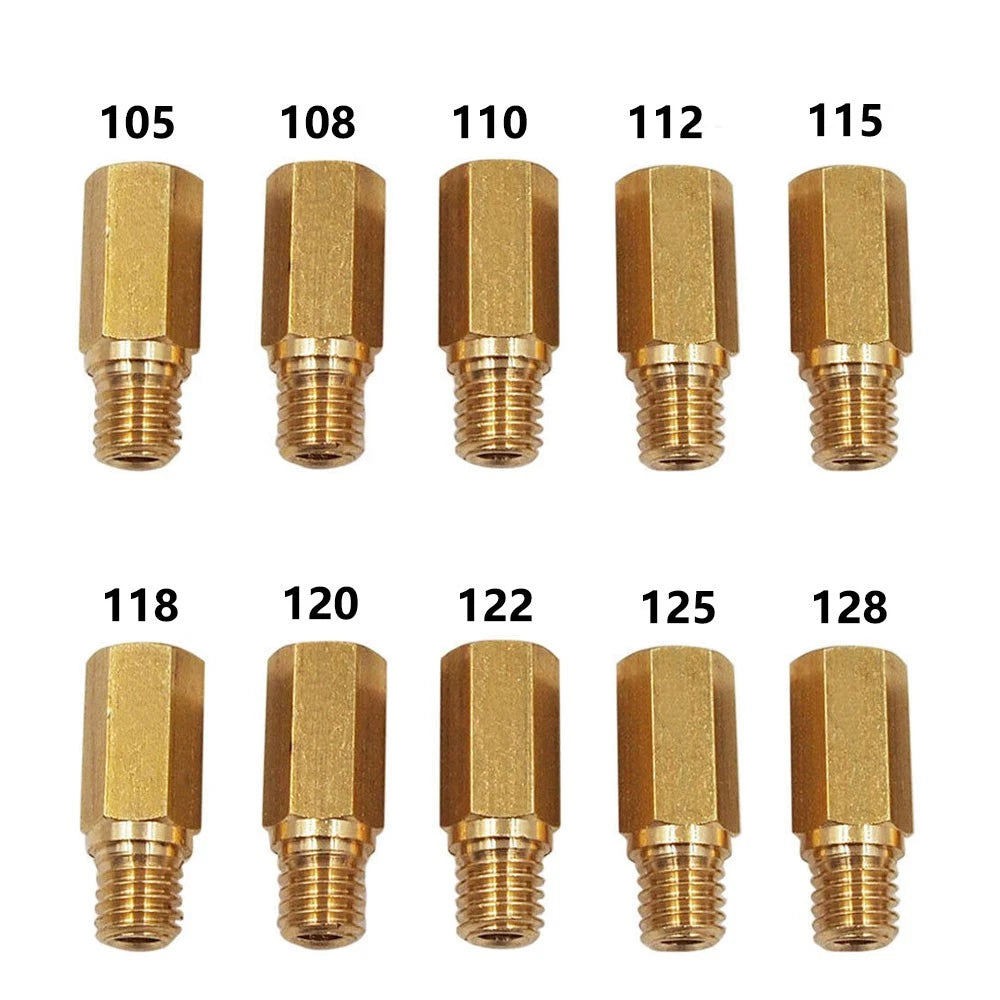 10pcs Carburetor Main Jet Repair Parts for Keihin PWK PE OKO KOSO (#105-#128)
