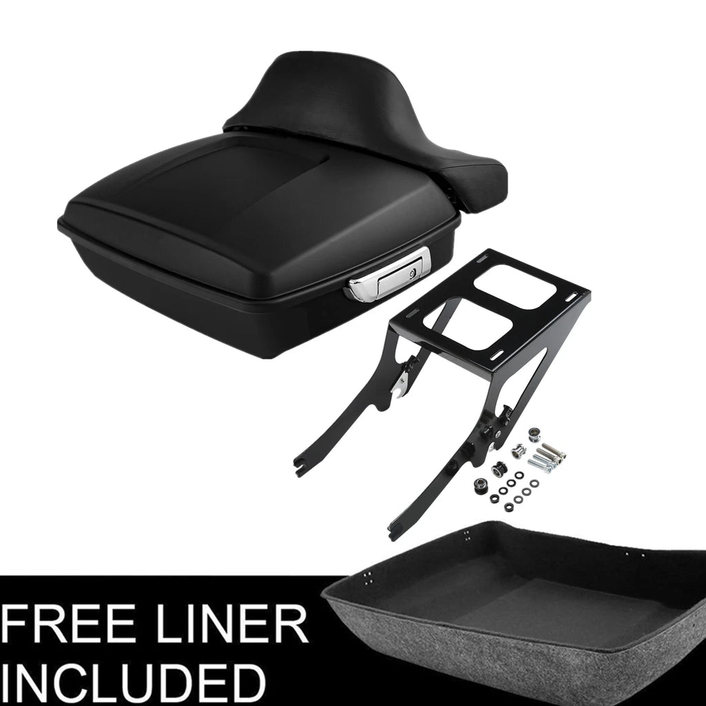 Chopped Trunk Mount Rack Backrest Pad for Harley Heritage Classic (2018–2023)