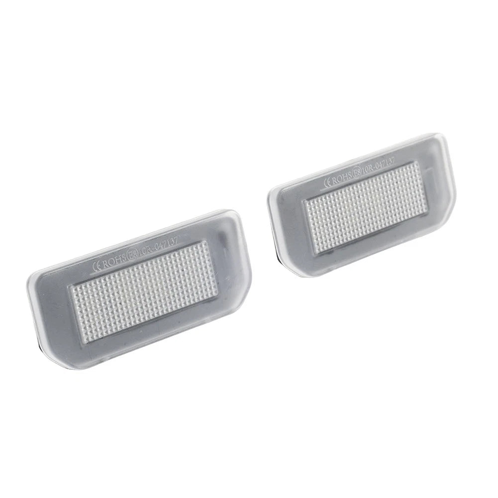 1 Pair ABS Rear License Plate Light Lamp for Tesla Model 3 Y (2017–2023)