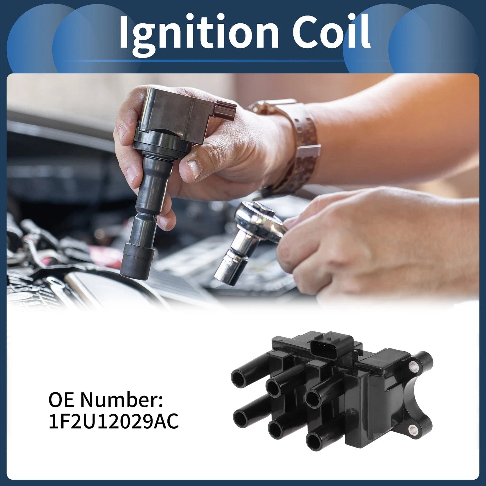 Ignition Coil Pack Replacement for Ford Mustang (2001–2004)
