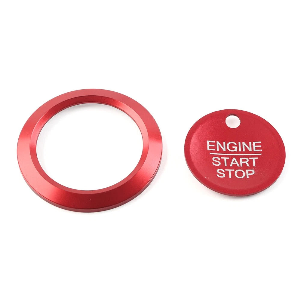 Start Stop Switch Button Cover Trim for Ford F150 Raptor (2015–2020) Red