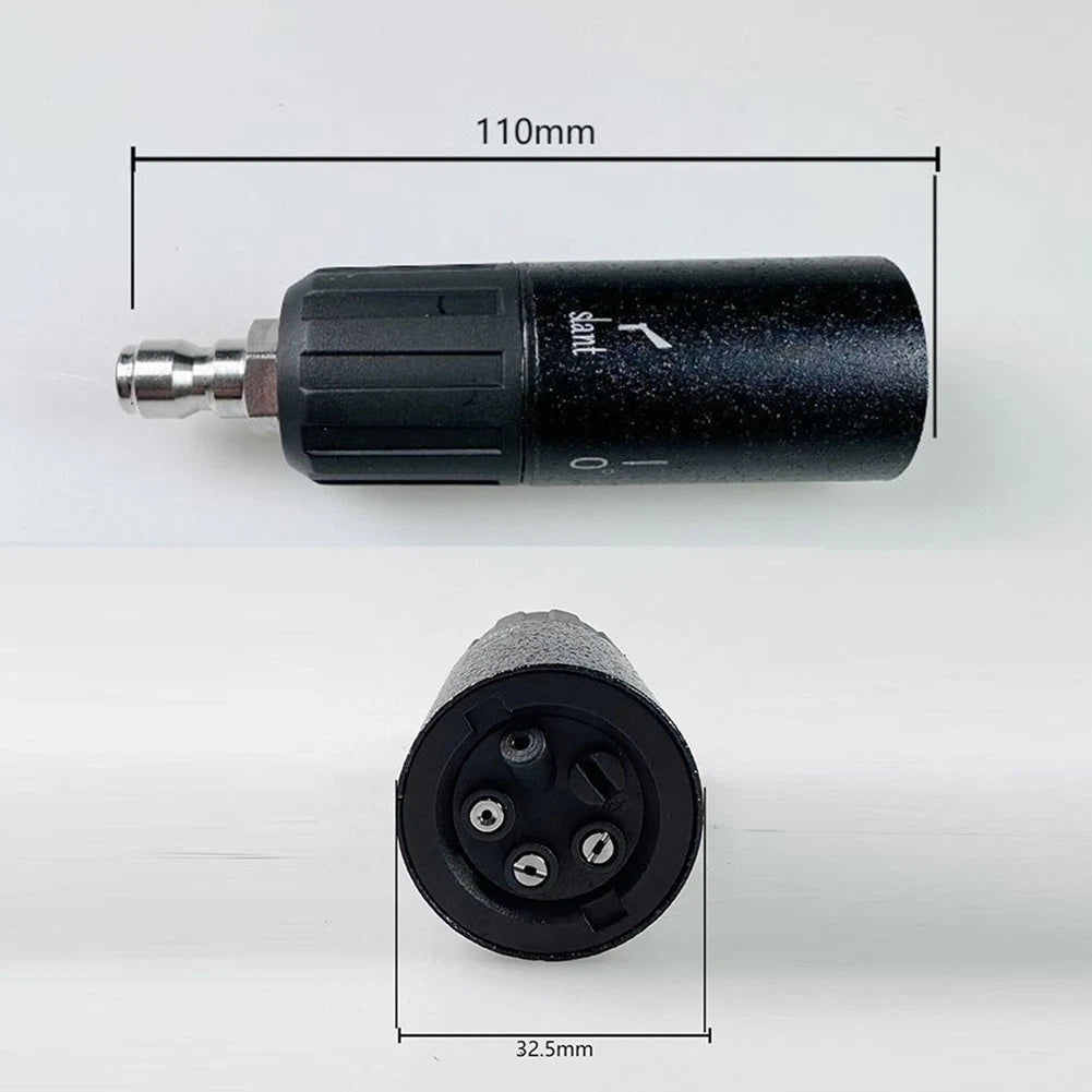 5-in-1 High Pressure Nozzle for Car Washing and Garden Cleaning