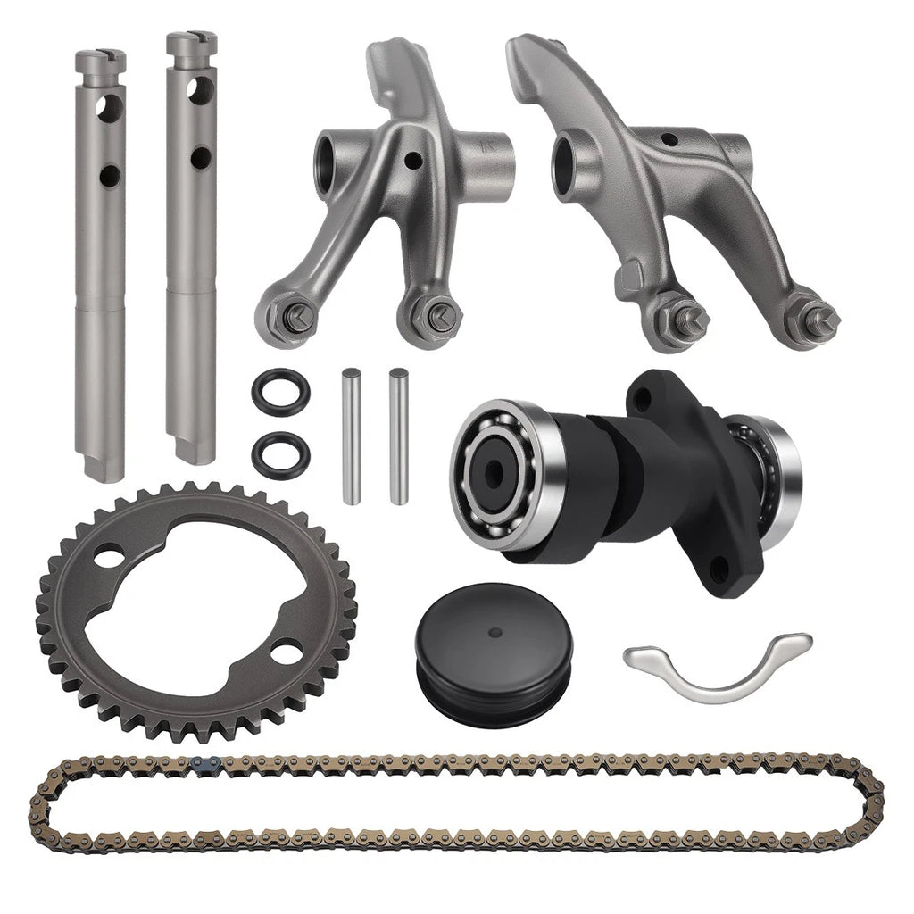 Camshaft Rocker Arms & Chain & Gear Sprocket Kit for Honda Sportrax TRX300EX (2001–2009)