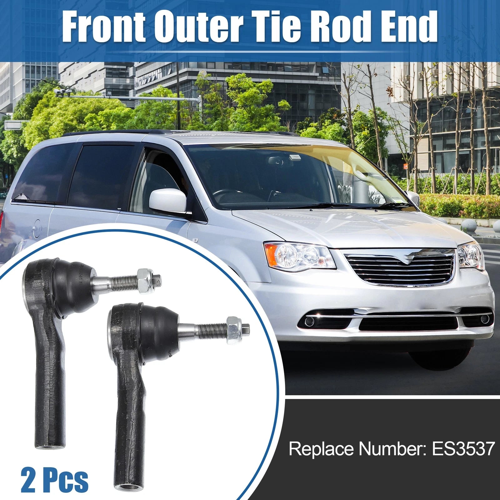 Front Outer Tie Rod End Replacement for Dodge Caravan 2001–2004
