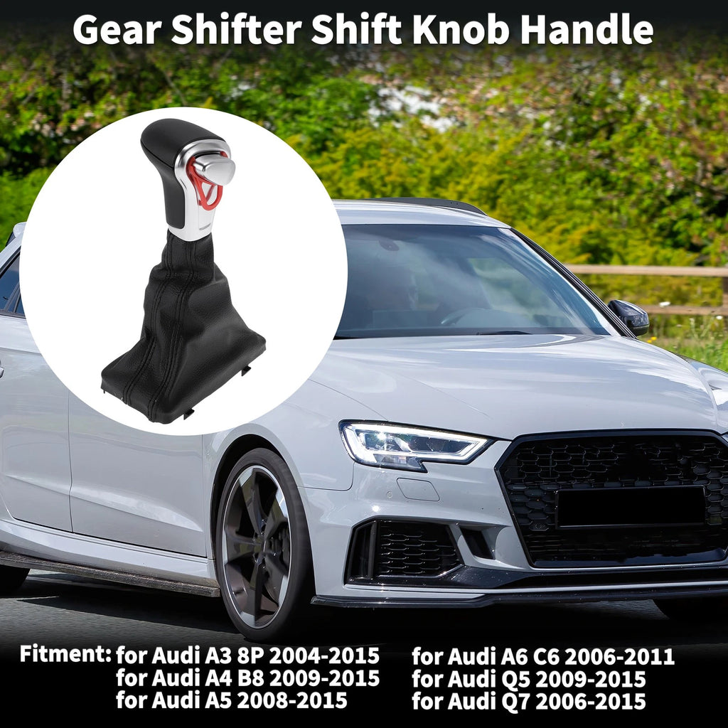 Gear Shift Knob Handle Automatic Replacement for Audi A3 8P (2004–2015)
