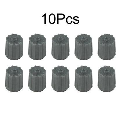 10pcs/bag Plastic Gray Tire Valve Stem for tpms Tire Cap With Gasket Ff2