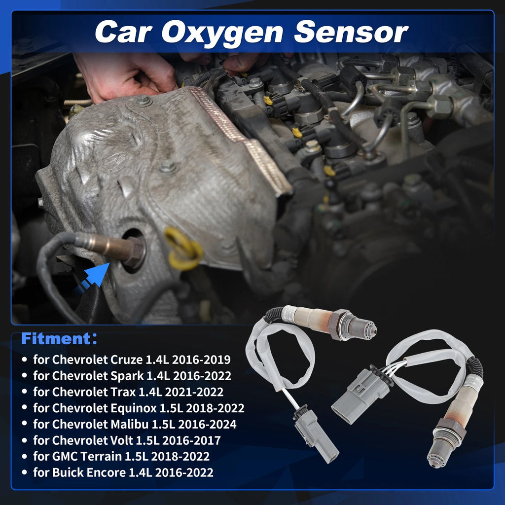 Oxygen Sensor Upstream Downstream for Chevrolet Cruze 1.4L (2016–2019) 2pcs