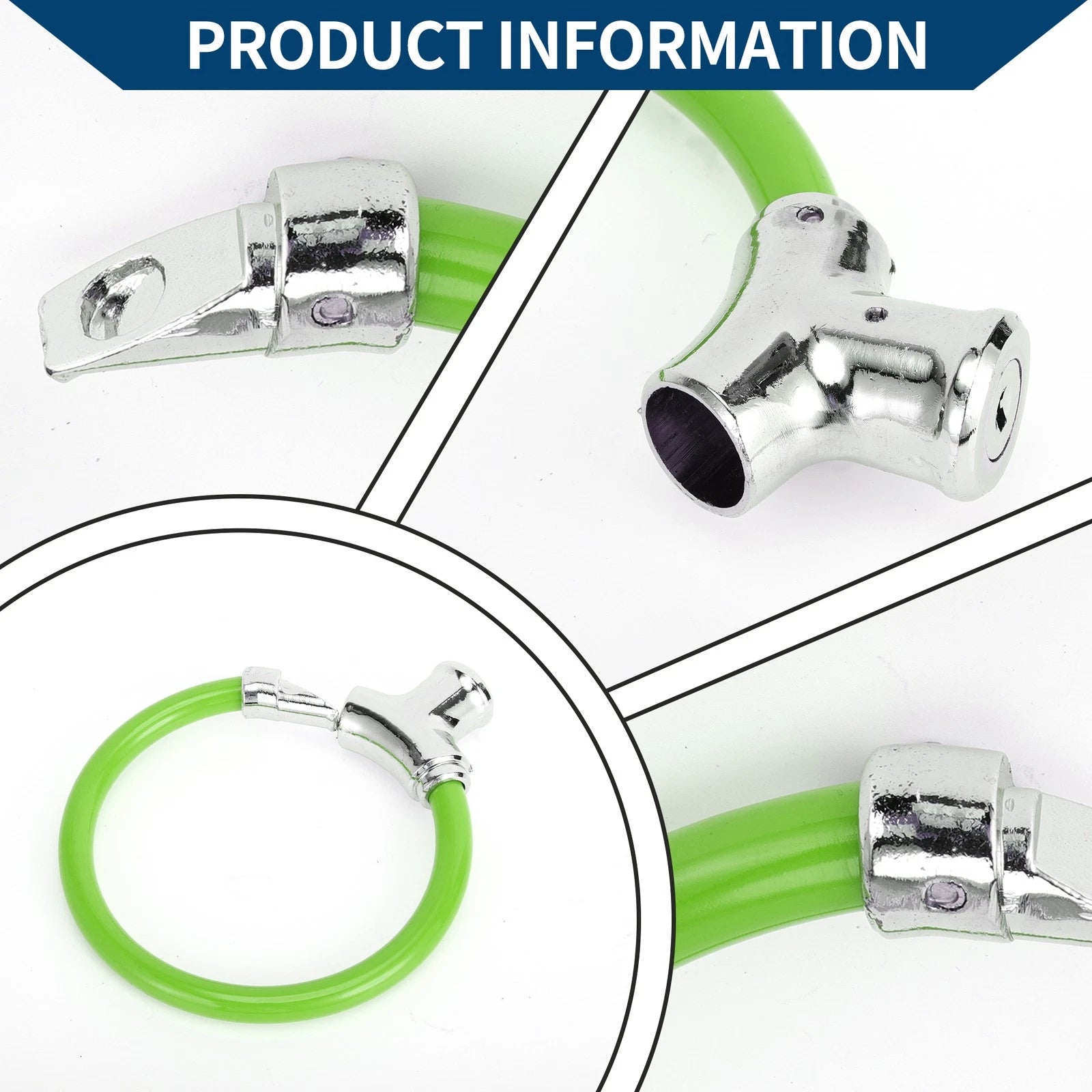 Portable Bike Lock Anti Theft Ring Cable 42cm for Universal eBike (All Years)
