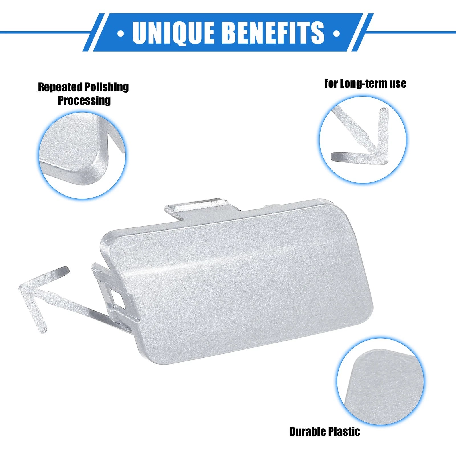 Front Right Bumper Tow Hook Cover Replacement for Subaru Forester (2009–2013)