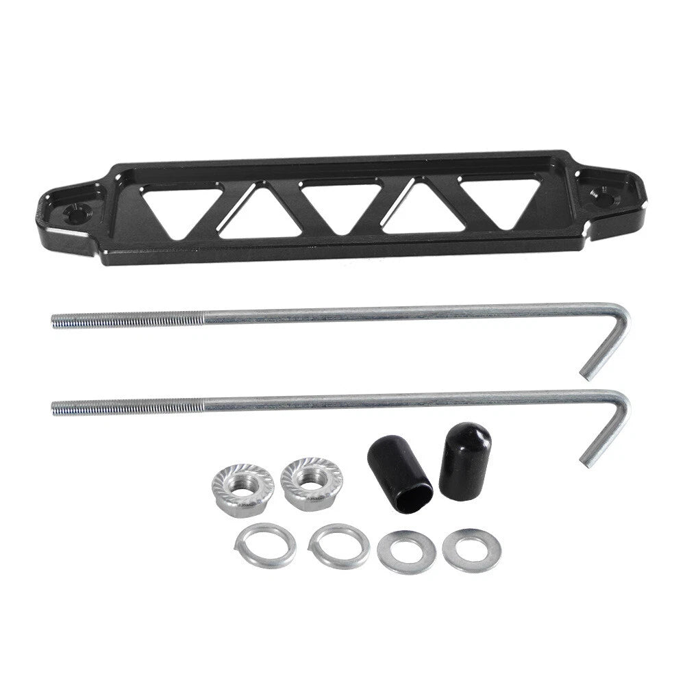 Universal Battery Hold Down Clamp Aluminum Battery Tie Down Bracket J Hook Bolts