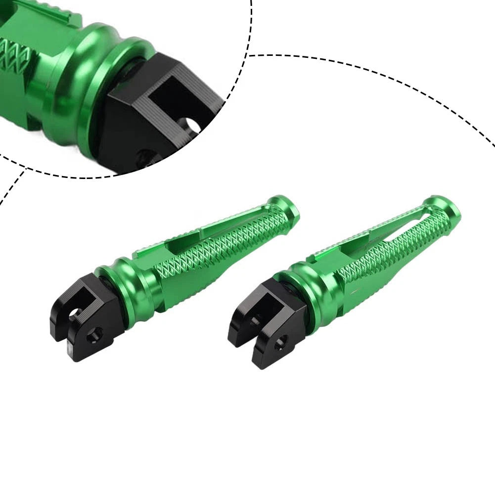2X Green Passenger Footrest for Ducati Panigale (1098–1299)