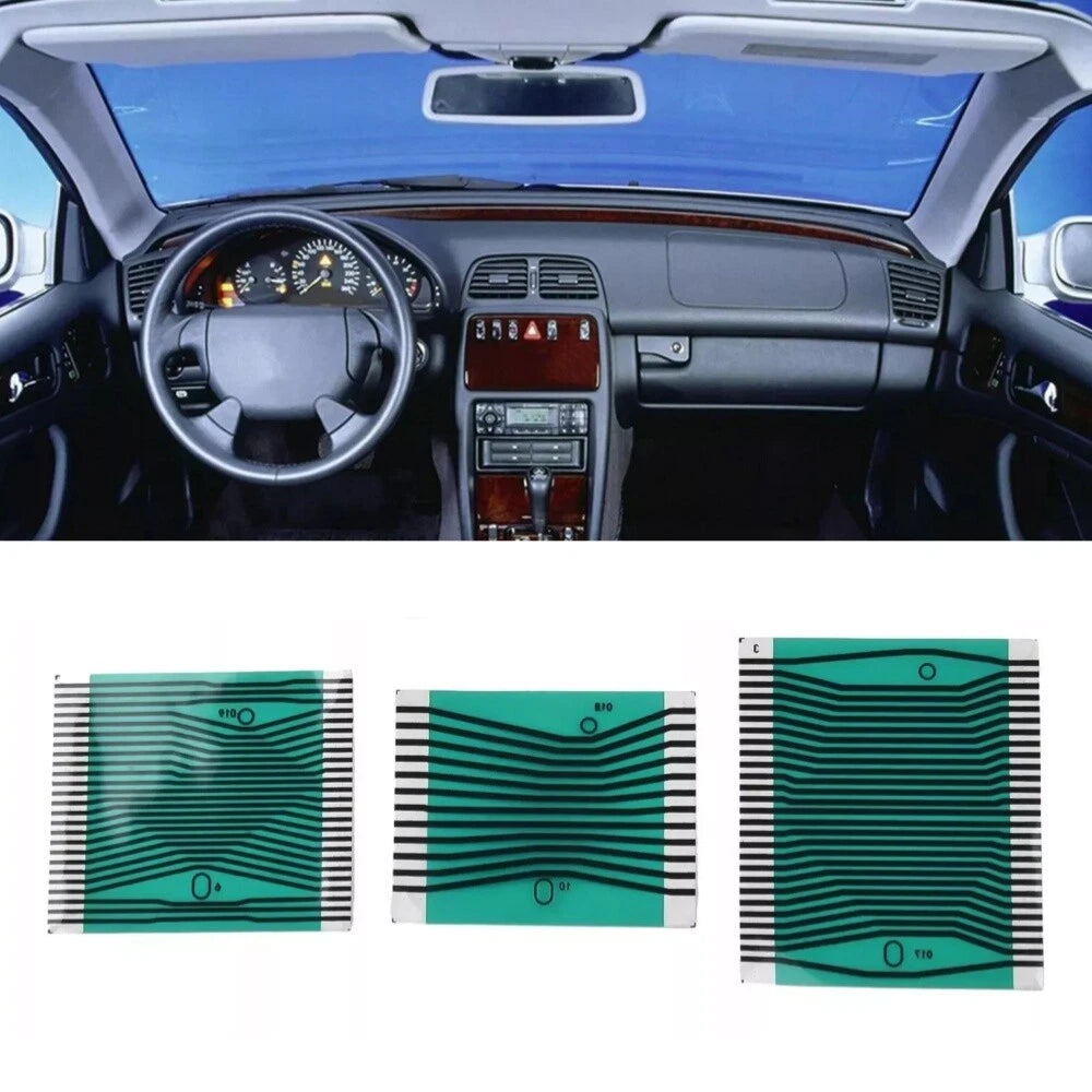 3Pcs Instrument Cluster Pixel LCD Repair Ribbon Cable for Mercedes C E CLK (–)