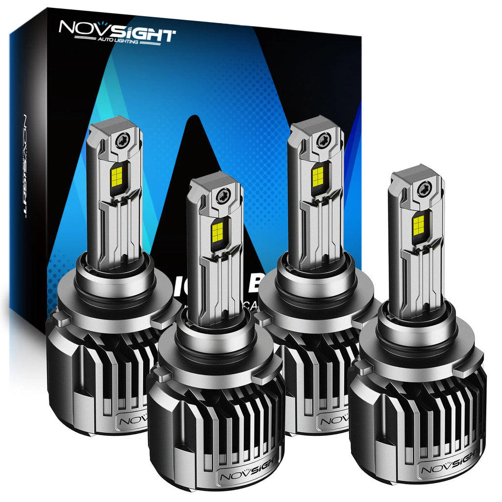 NOVSIGHT LED Headlight Bulbs H11 H4 for Universal Fit (6000K)