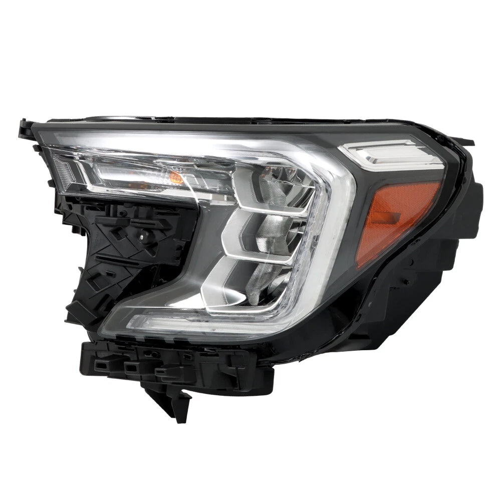 Headlight Assembly for GMC Terrain SLE/SLT (2022–2023) Driver Side LED Black Clear