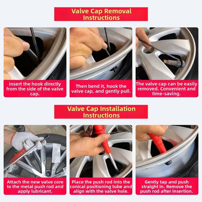 Valve Installation Tool Kit for Vehicle Tire Repair