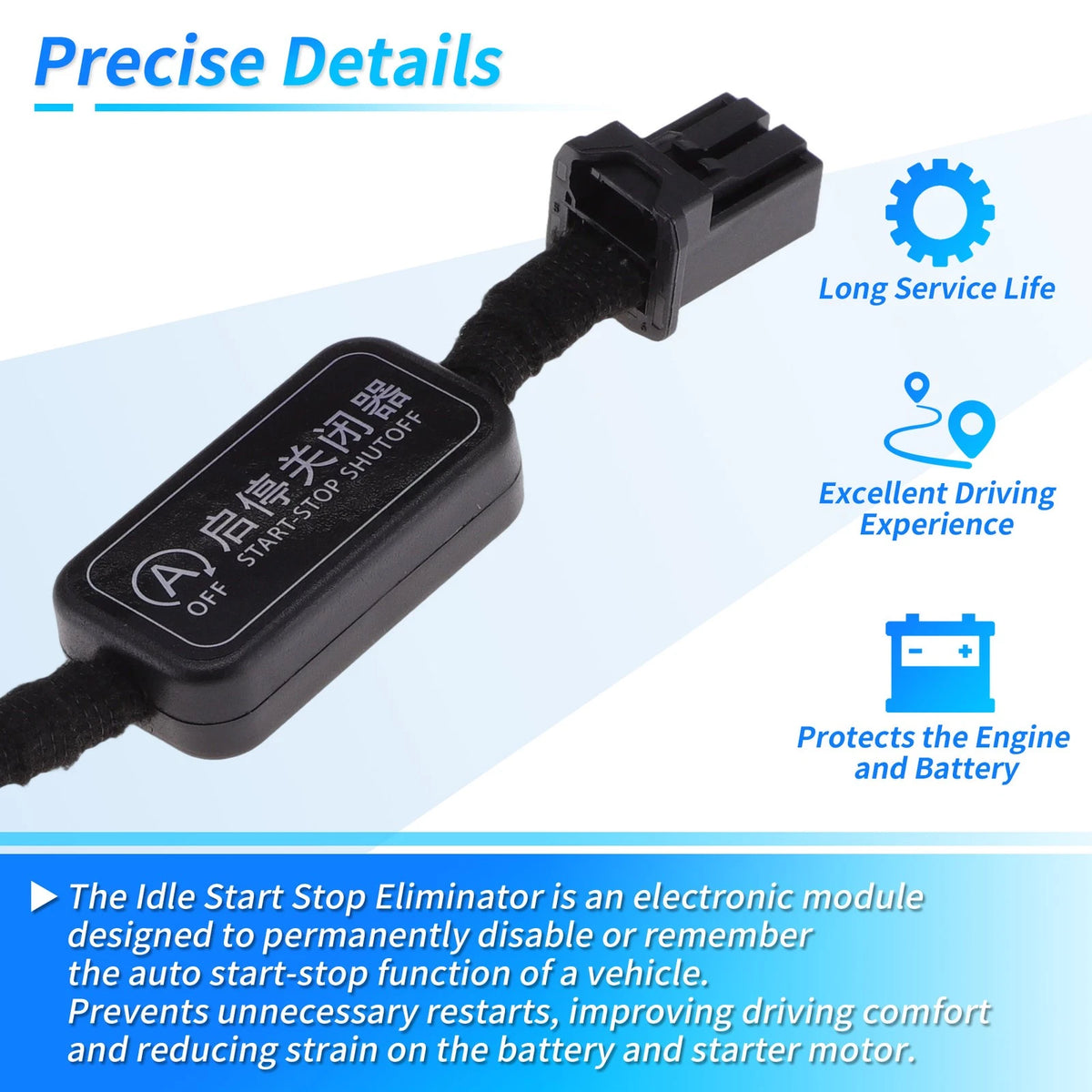 Auto Start Stop Eliminator for Toyota Roomy (2016–2023)