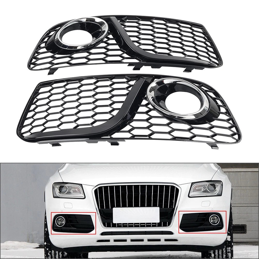 1 Pair Fog Light Grille Cover for Audi Q5 (2013–2017)