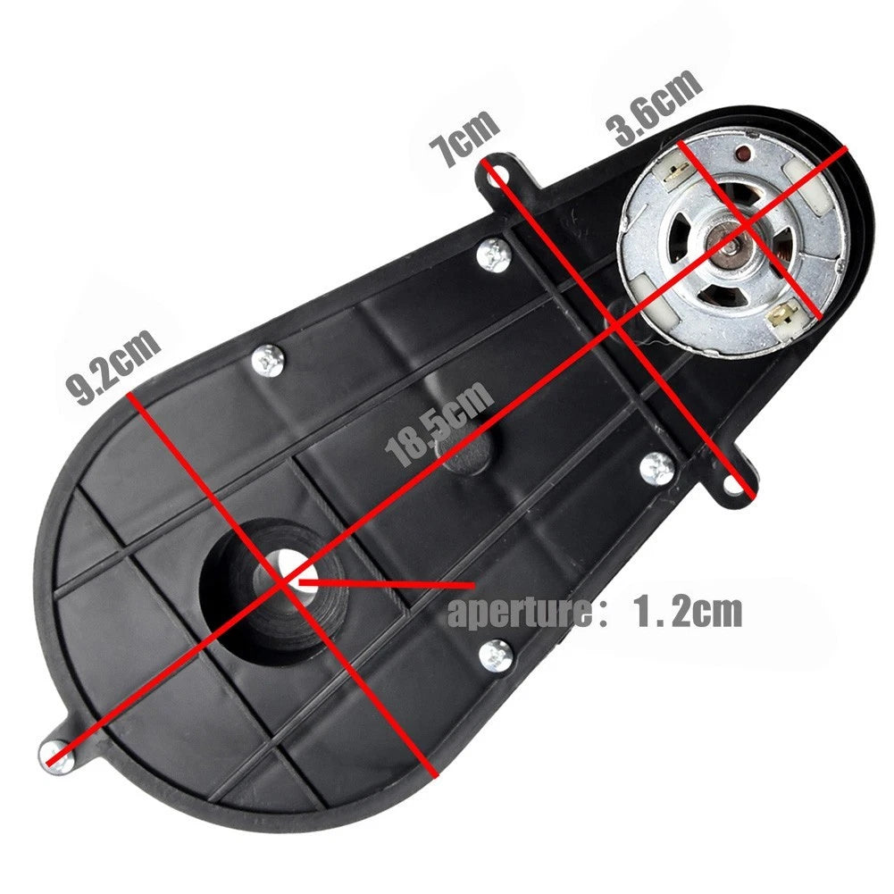 2X 24V RS555 Motor Gearbox 40000RPM for Various Applications (185mm)